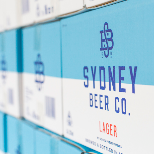 Sydney Beer Co packaging design